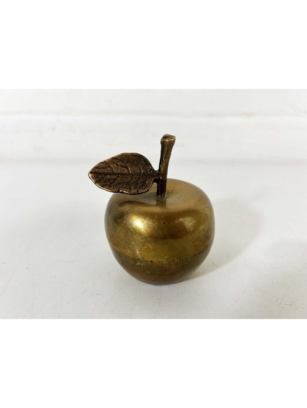 Brass Apple Bell    Office Decor